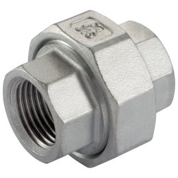 STAINLESS STEEL HEX UNION