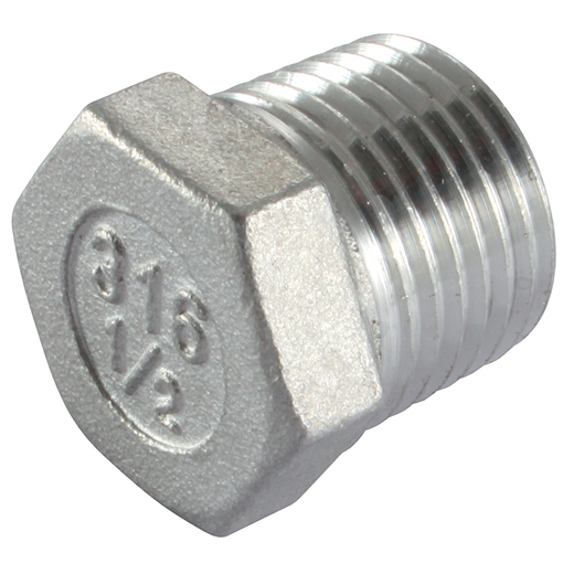 STAINLESS STEEL HEX HD PLUG