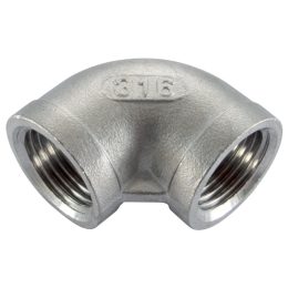STAINLESS STEEL FEMALE 90DEG ELBOW