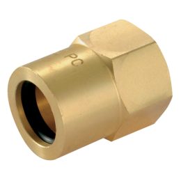 IMPERIAL PC TUBE NUT BRASS