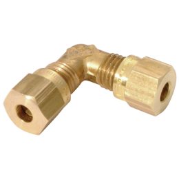 METRIC 90DEG ELBOW BRASS