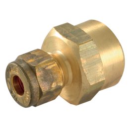 IMPERIAL FEMALE GAUGE COUPLING BRASS