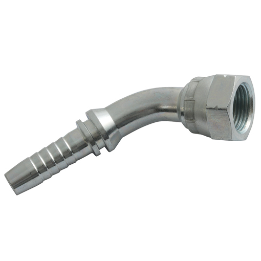 JIC SWIVEL FEMALE SWEPT 45 ELBOW
