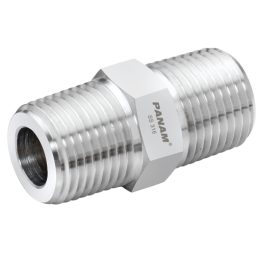 HEX NIPPLES 'NPT' SS
