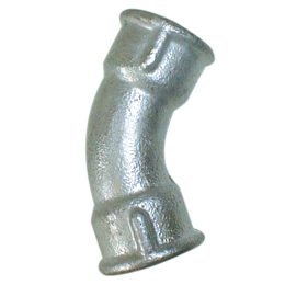 FEMALE 45DEG BEND GALV