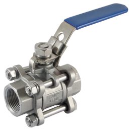 STAINLESS STEEL 3 PIECE BALL VALVE